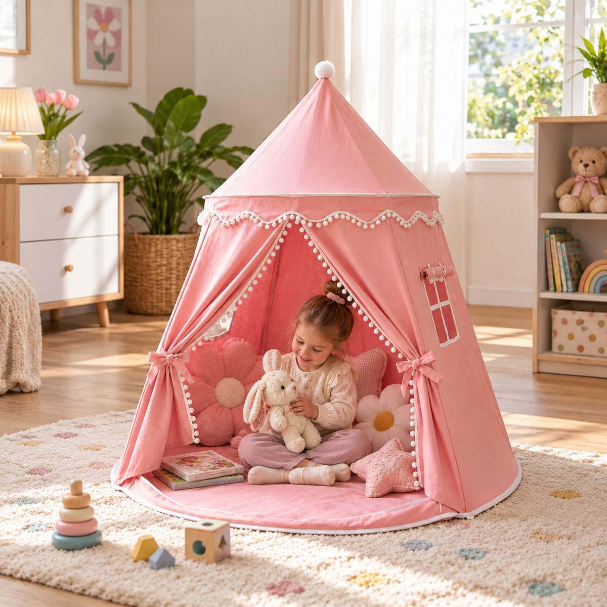 Cozy Kids Play Tent – A Charming Hideaway for Reading & Play