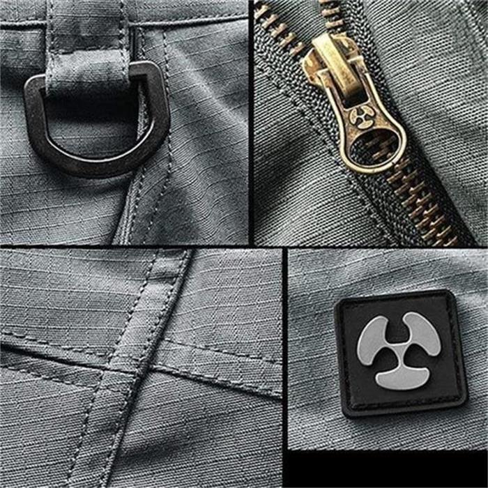 Men's Tactical Trousers with Waterproof and Windproof Protection for Outdoor Use