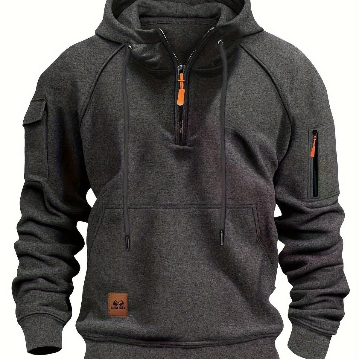 Rugged Quarter-Zip Hoodie