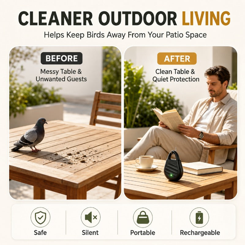 Portable Ultrasonic Bird Repeller