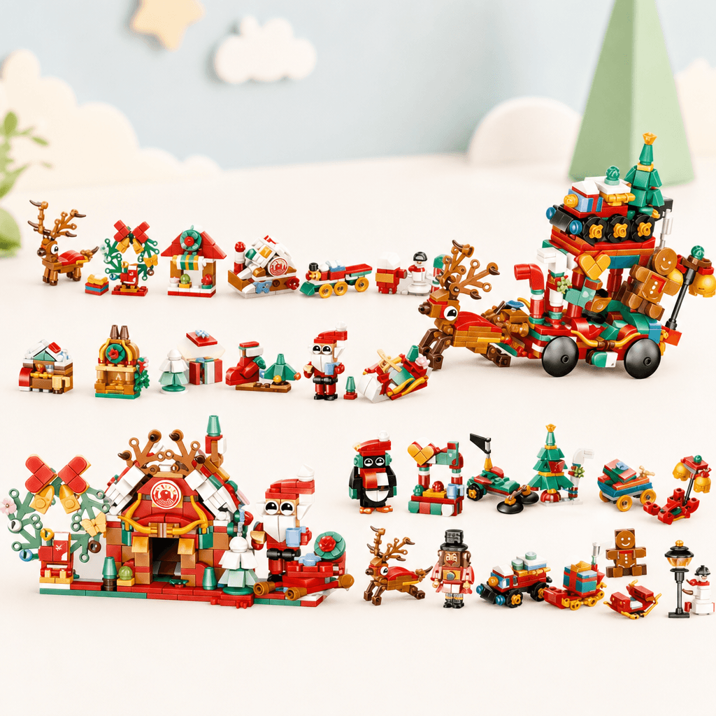 24-Day Building Block Advent Calendar for Little Creators