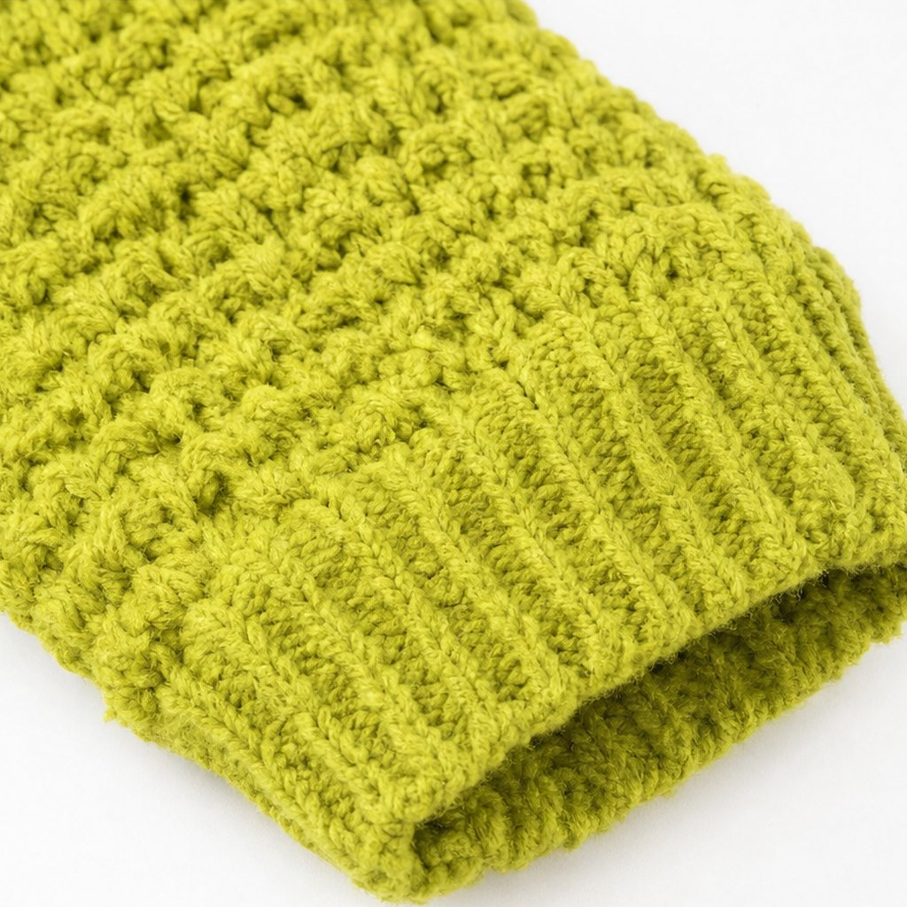 Chunky Knit Crossover V-Neck Sweater