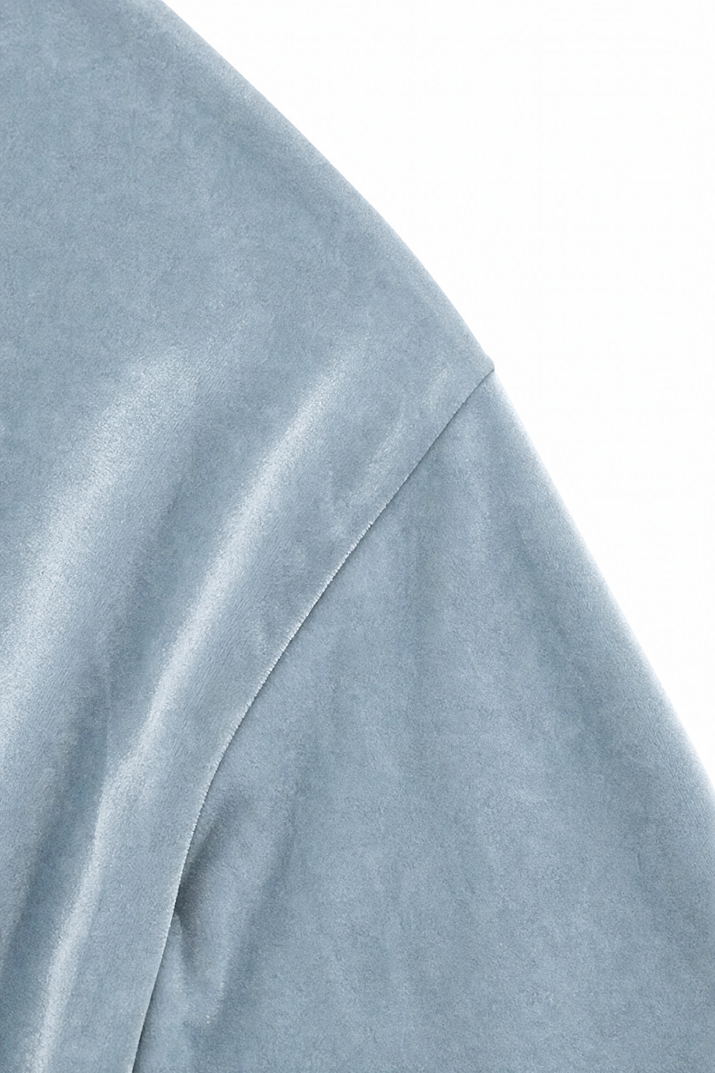 Velvet Tie-Neck Relaxed Blouse