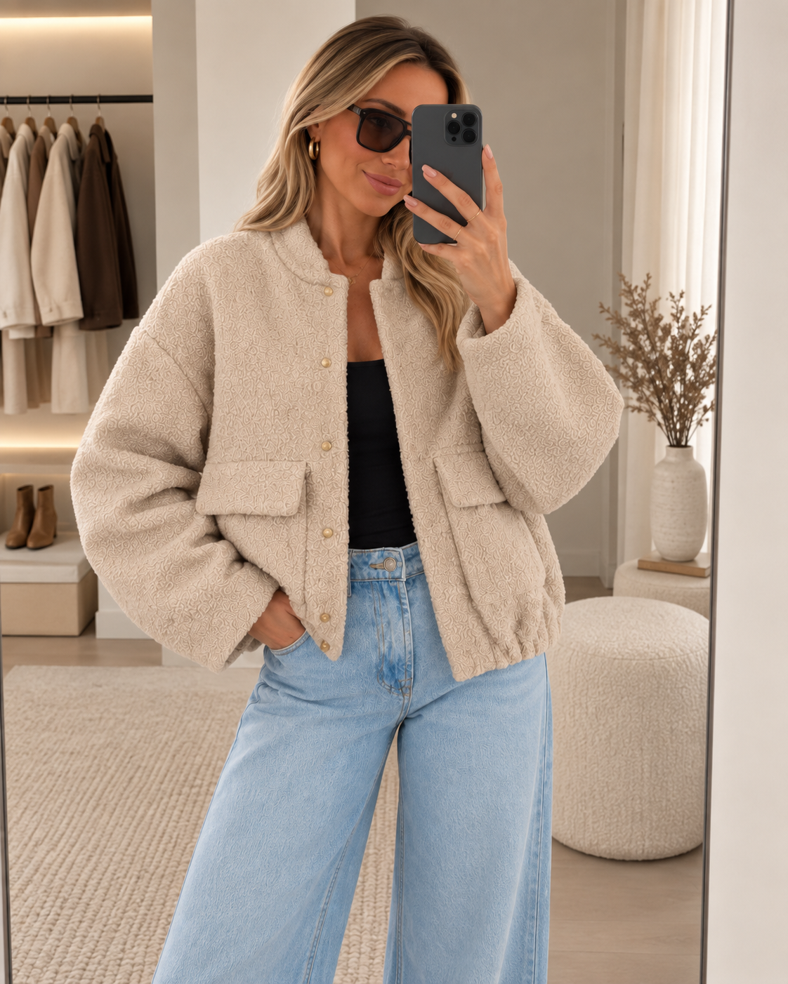 Cozy Bomber Jacket