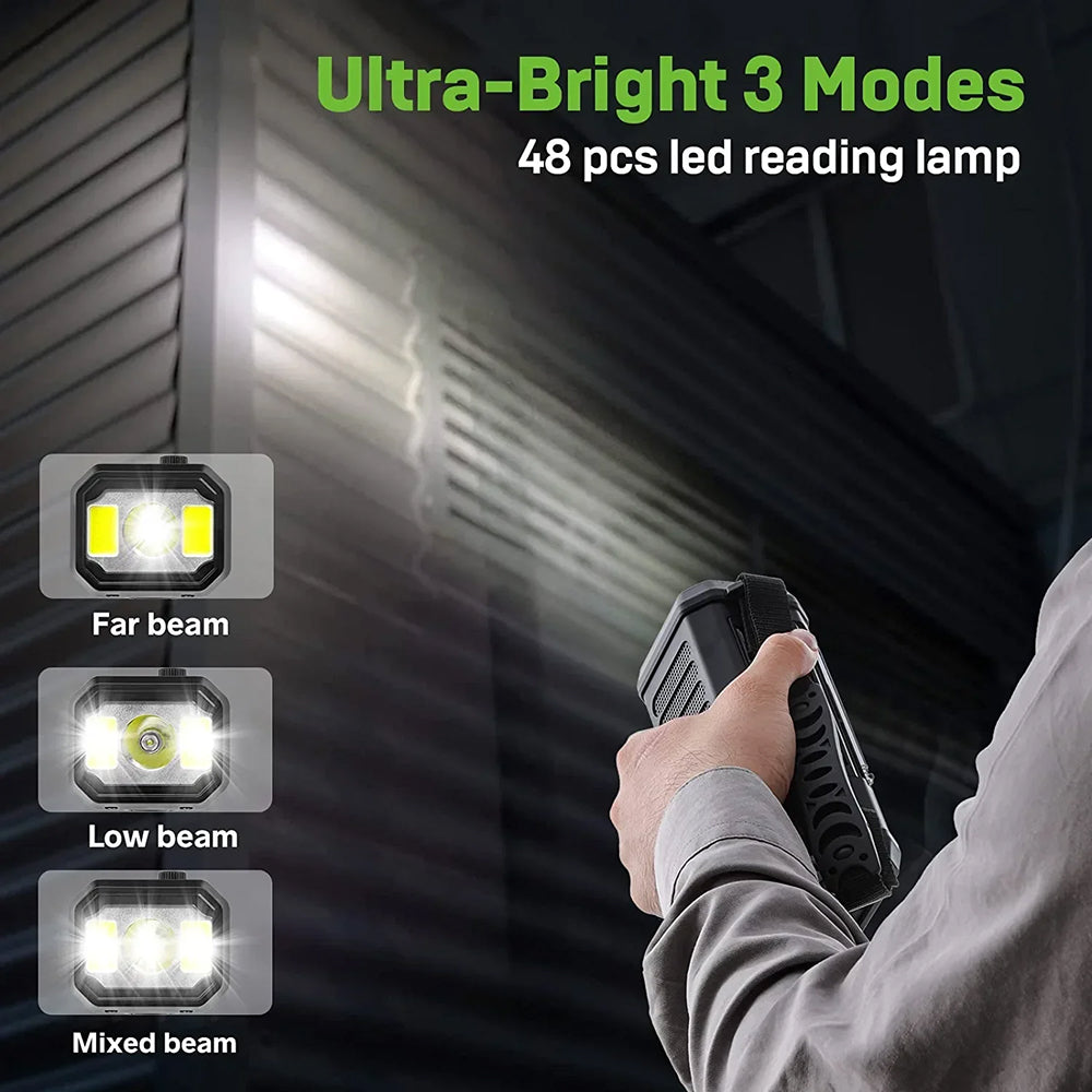 10000mAh Emergency Wind-Up Solar DAB Radio