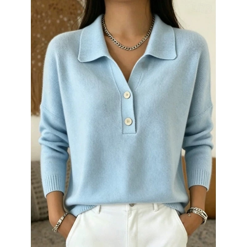 Refined Collared Polo Jumper