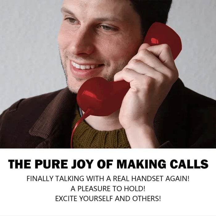 Retro Phone Handset – A Unique Gift for Special Occasions