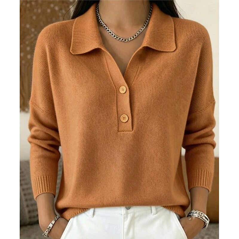 Refined Collared Polo Jumper