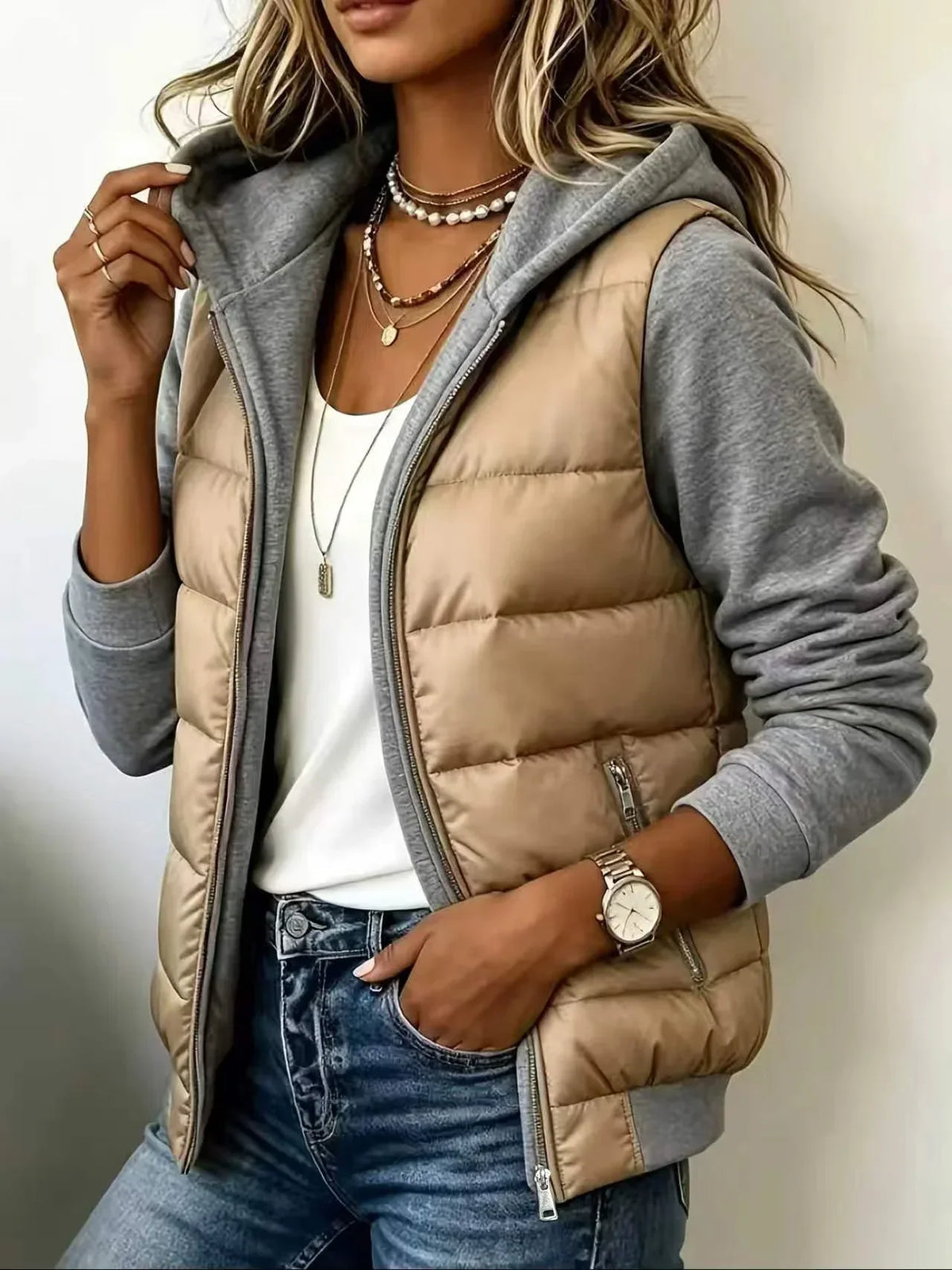 Padded Jacket with Hood