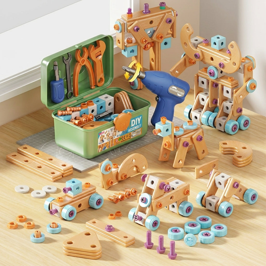 DIY Screwdriver Playset for Building and Discovery