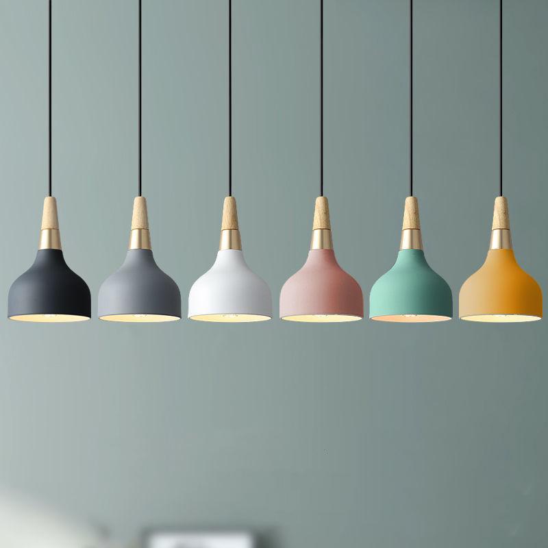 Modern Macaron Disc Pendant Lamp