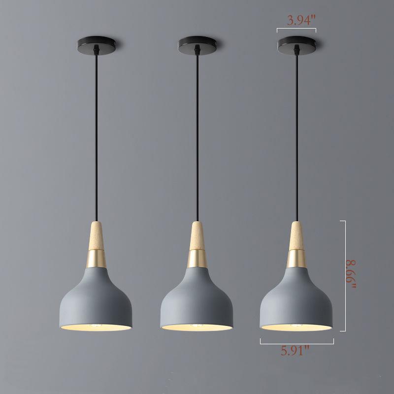 Modern Macaron Disc Pendant Lamp