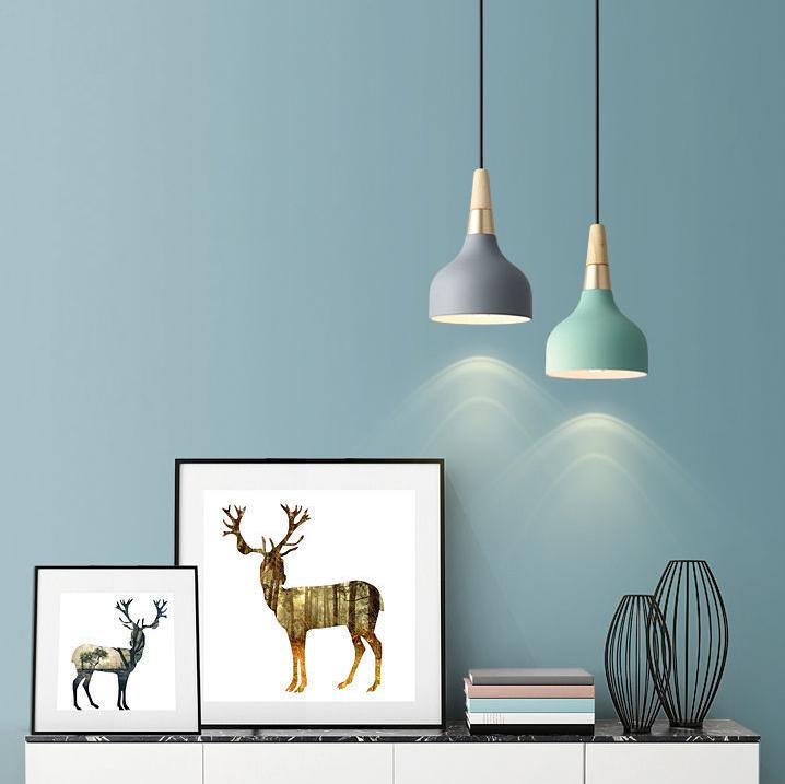 Modern Macaron Disc Pendant Lamp