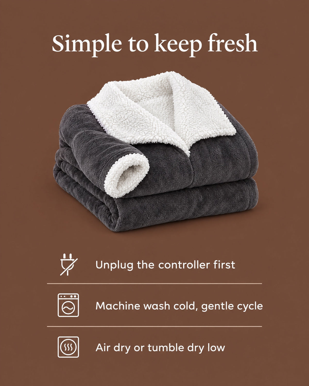 Portable Heated Blanket Robe with Sleeves and Foot Pocket