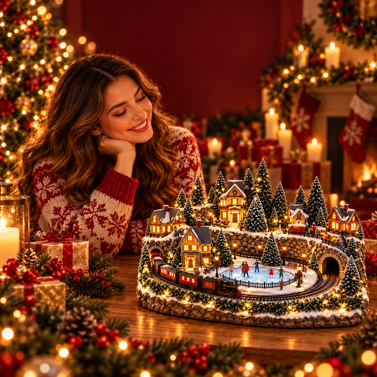 Magical Christmas Train & Skating Rink