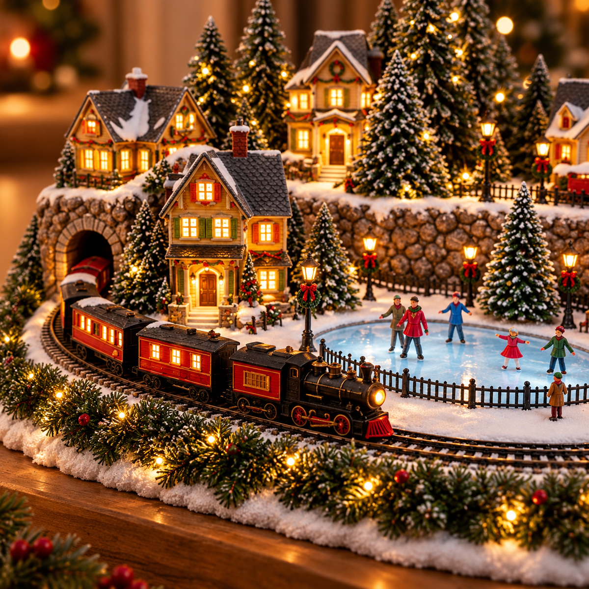 Magical Christmas Train & Skating Rink