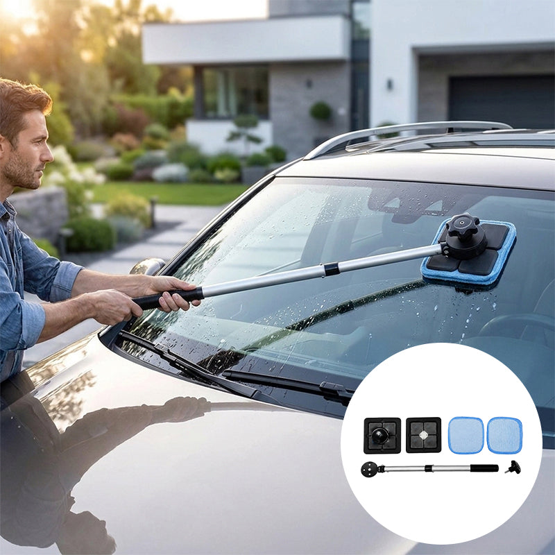 Double Sided Magnetic Windshield Cleaning Kit