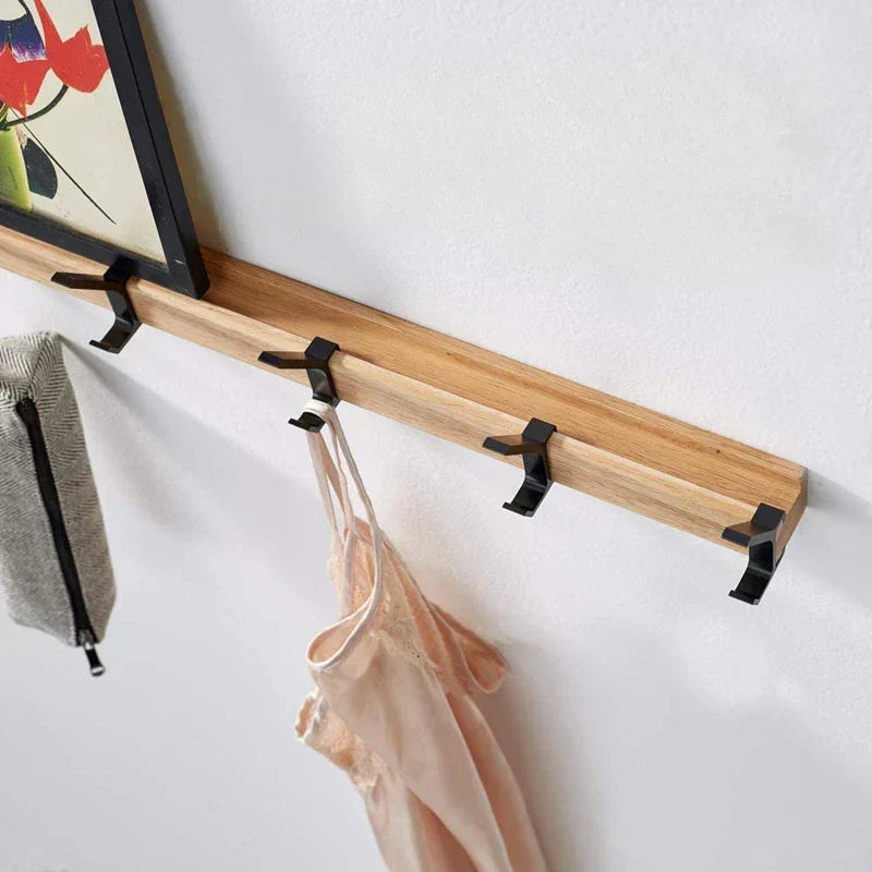 Wooden Wall Coat Rack