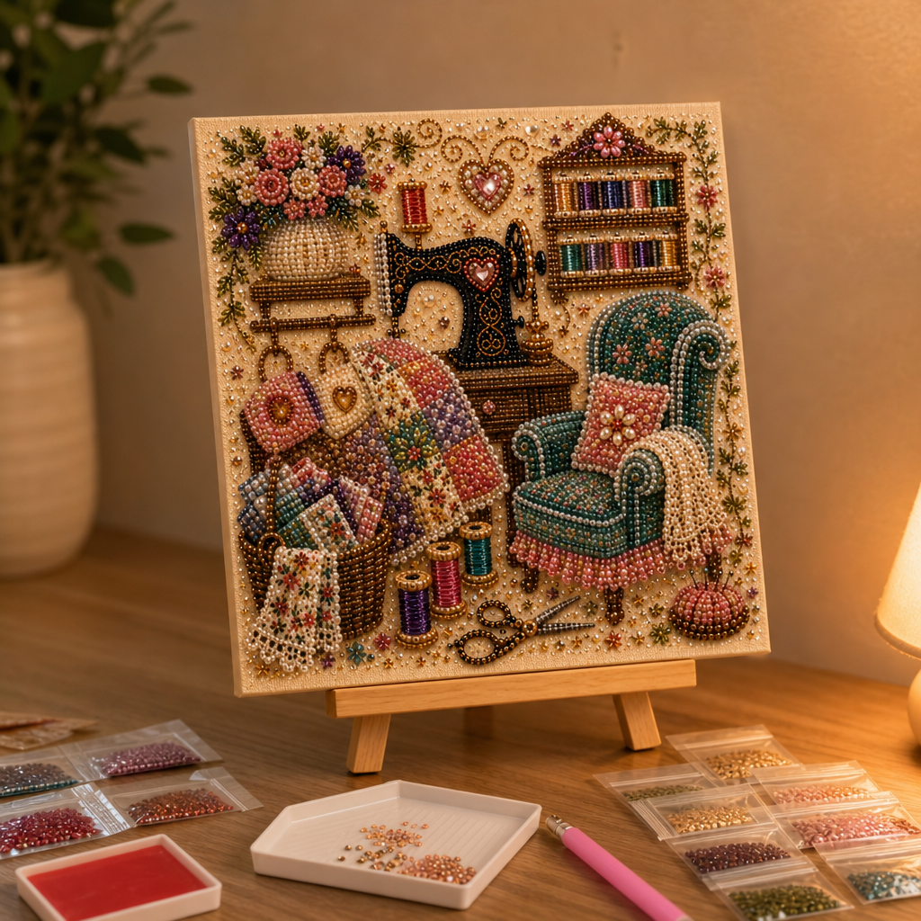 Sewing Room Diamond Painting Kit