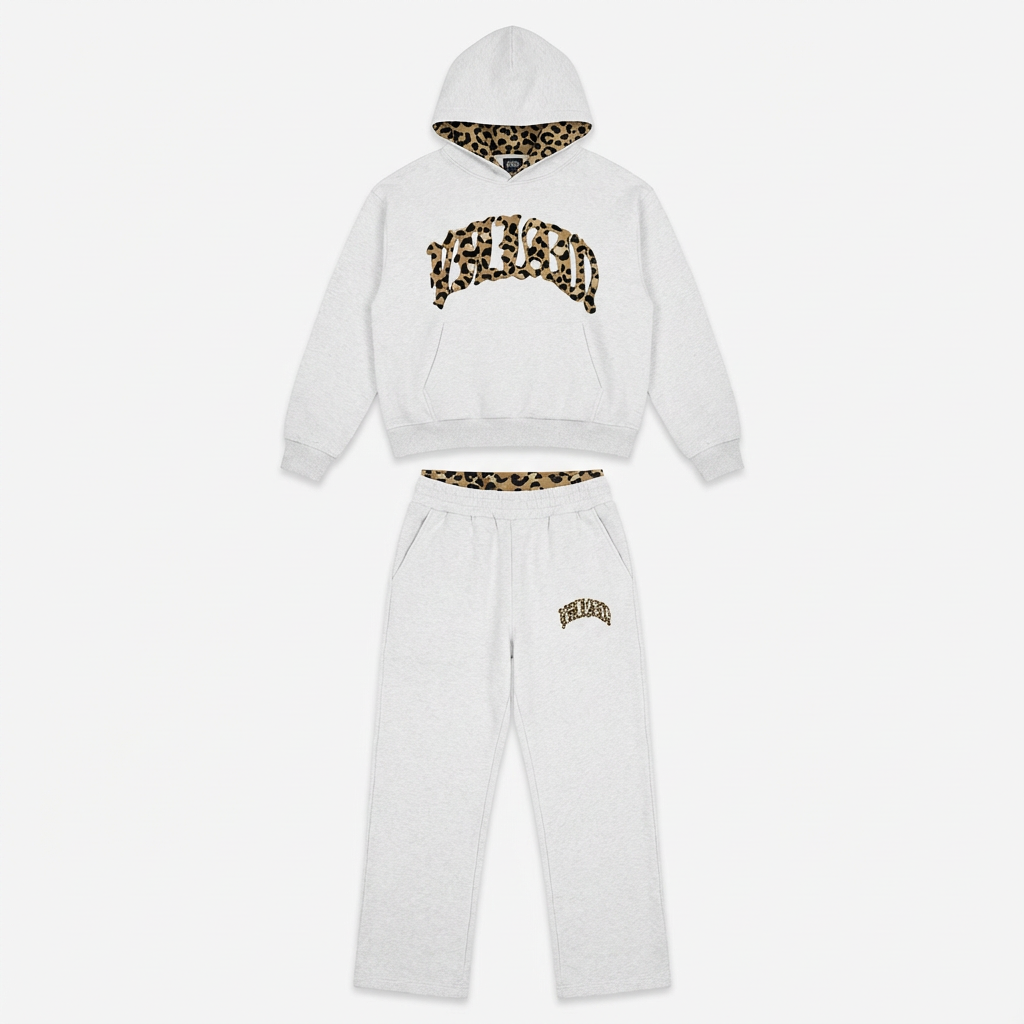 Leopard Lounge Set | Hoodie & Joggers with Leo Accent