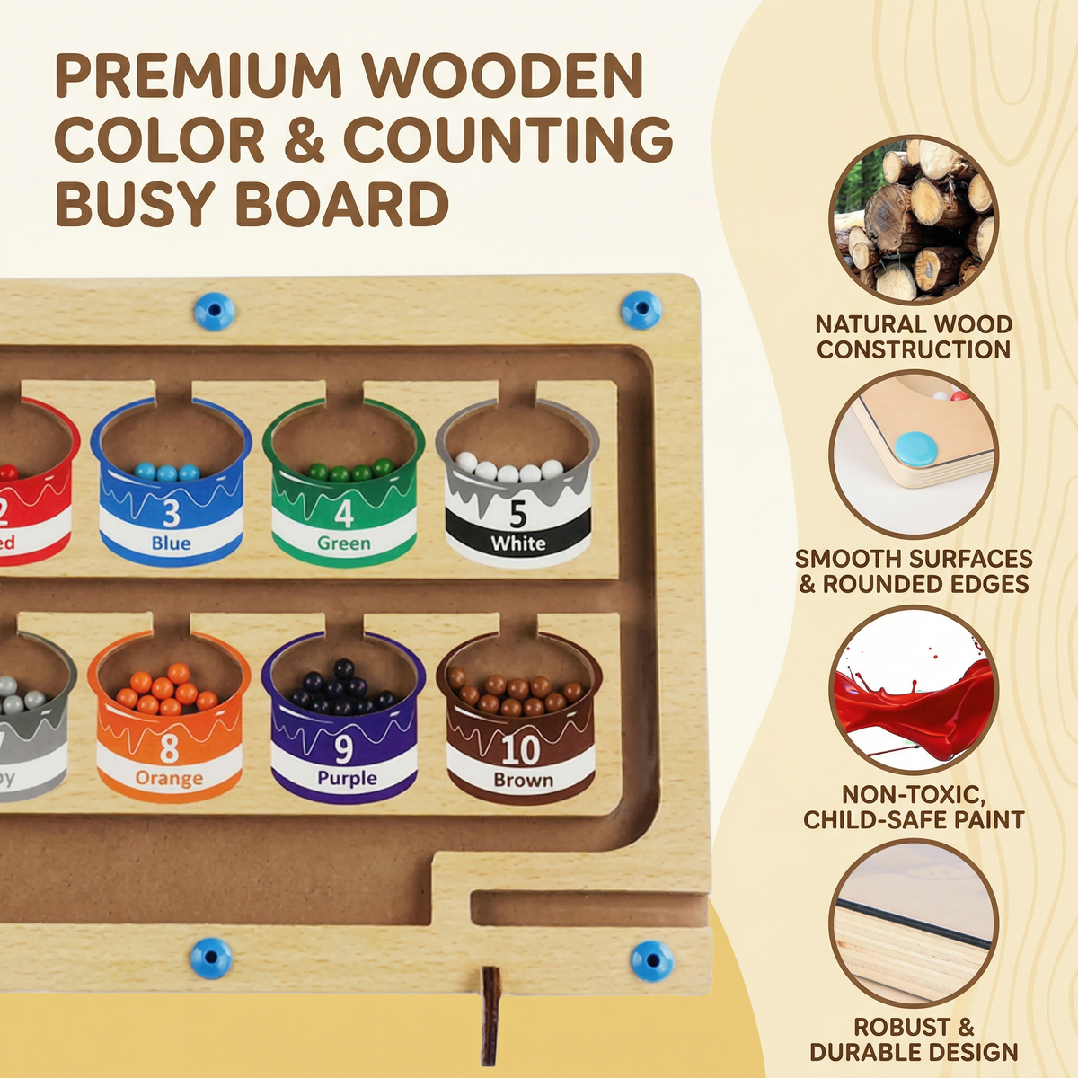 Magnetic Montessori Labyrinth
