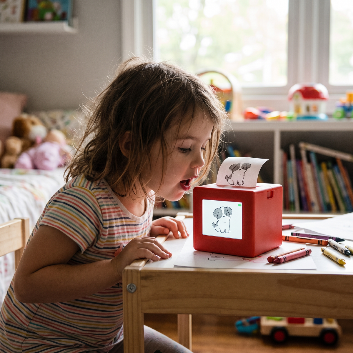 AI Voice-Activated Mini Sticker Printer