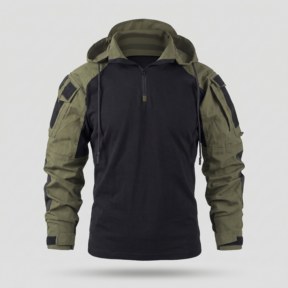 Men's Tactical Quarter Zip Combat Shirt - Fishing Hoodie