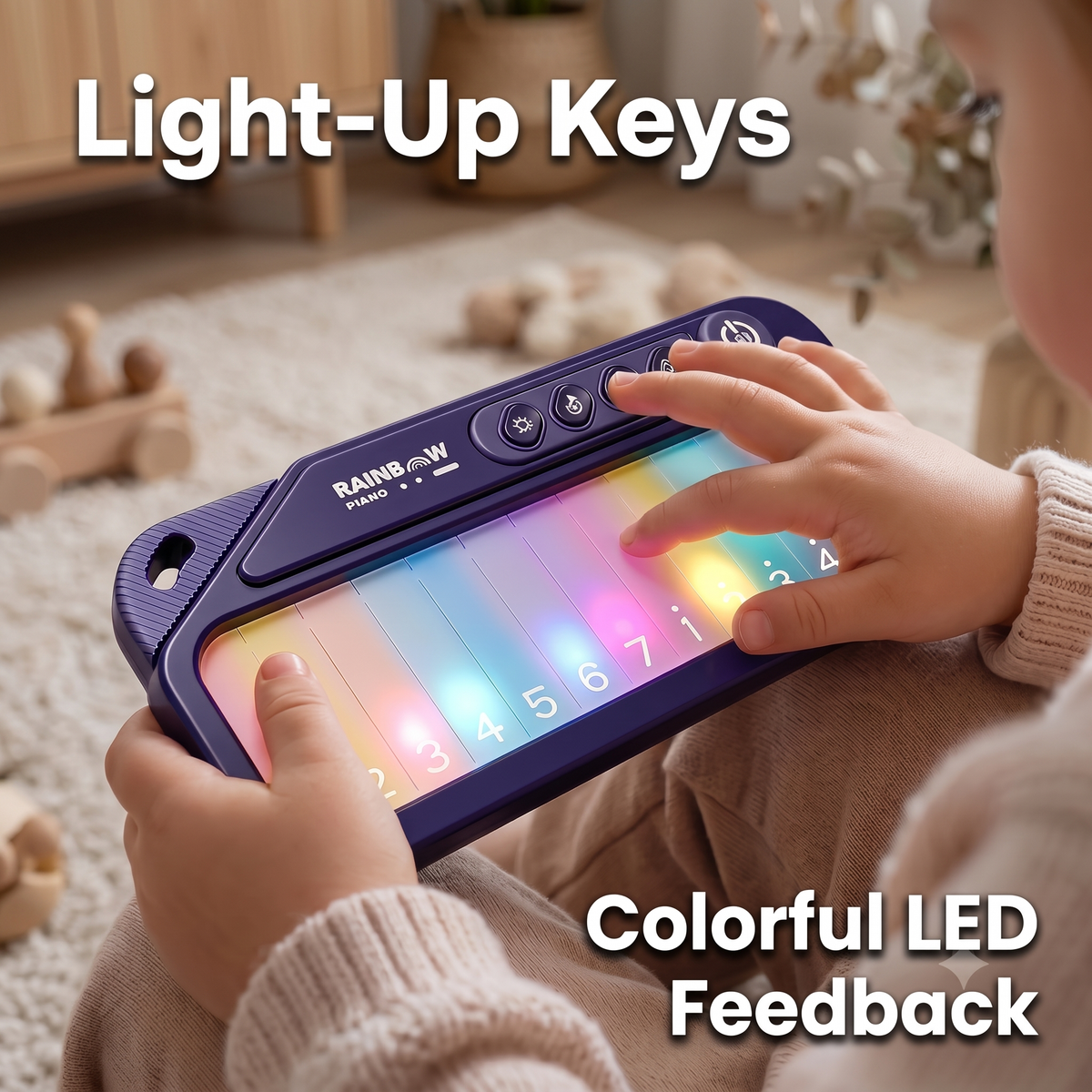 Light Up Learning Piano with 7 Interactive Game Modes