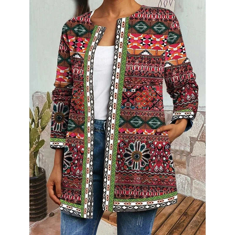 Rosetta Artisan Open-Front Jacket