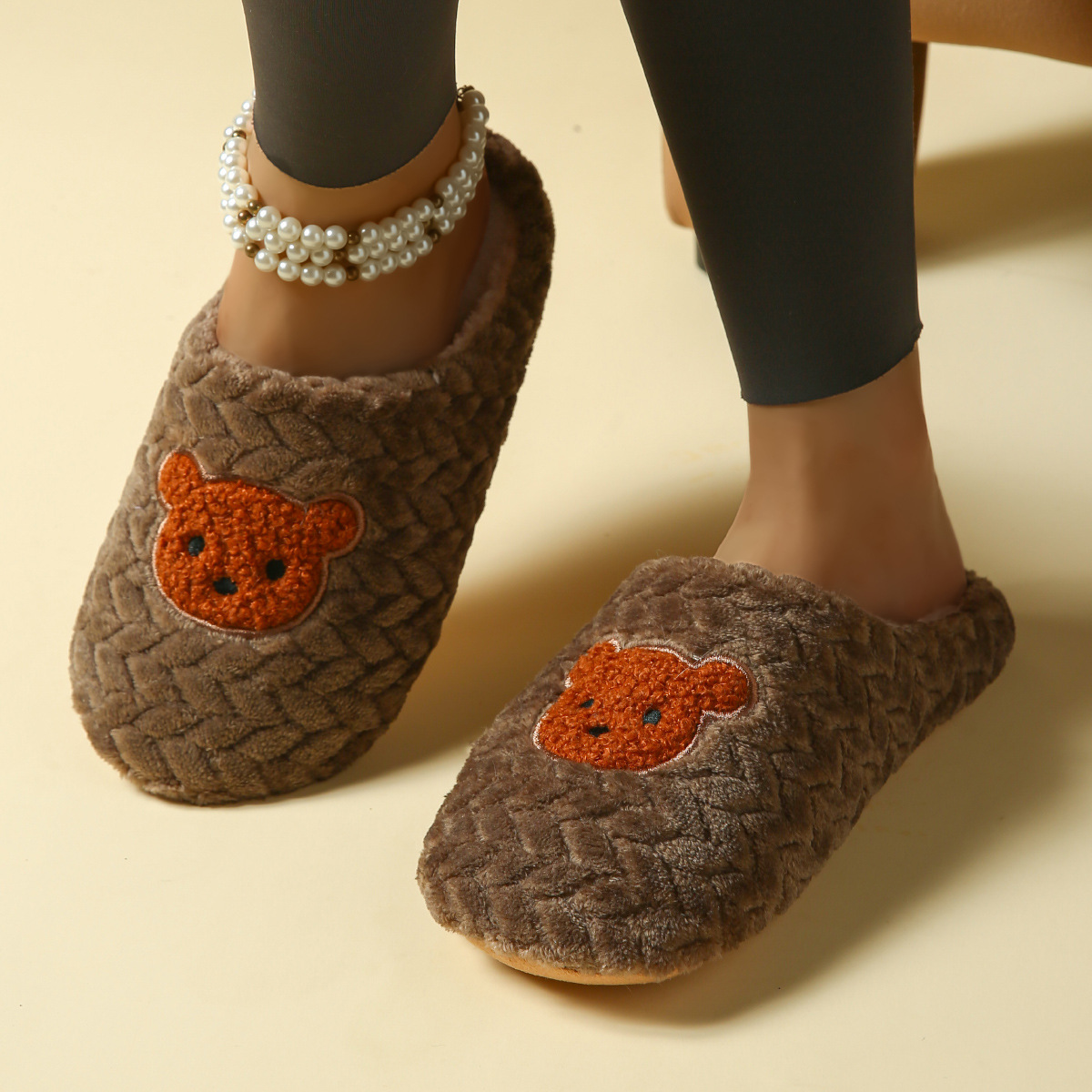 Nordspur | Plush Indoor Slip On Slippers