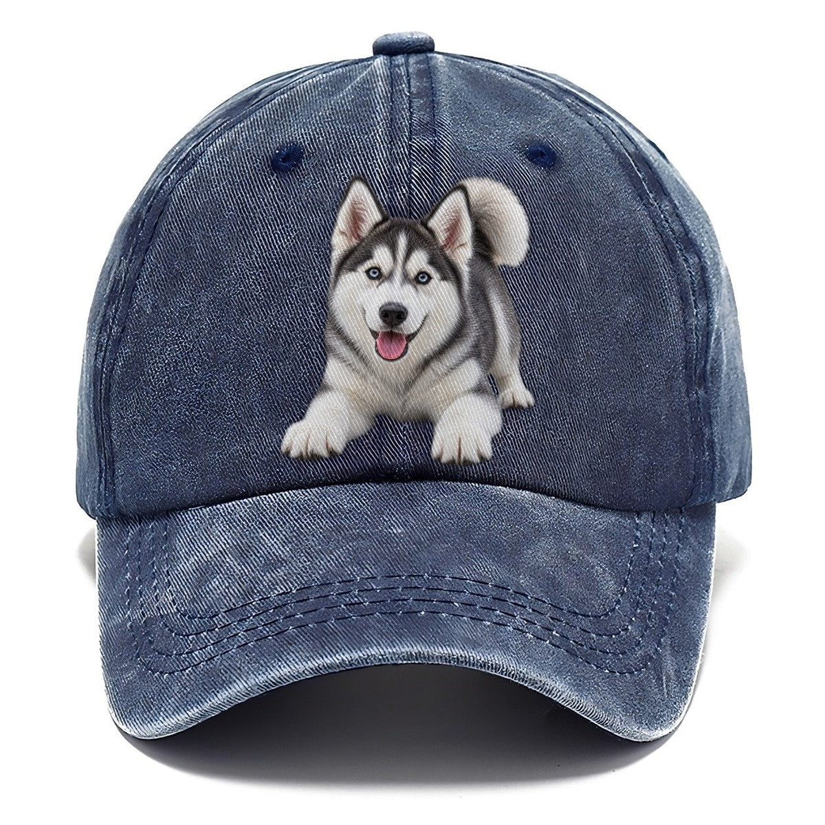Siberian Husky Play Bow Top Breeds Classic Cap