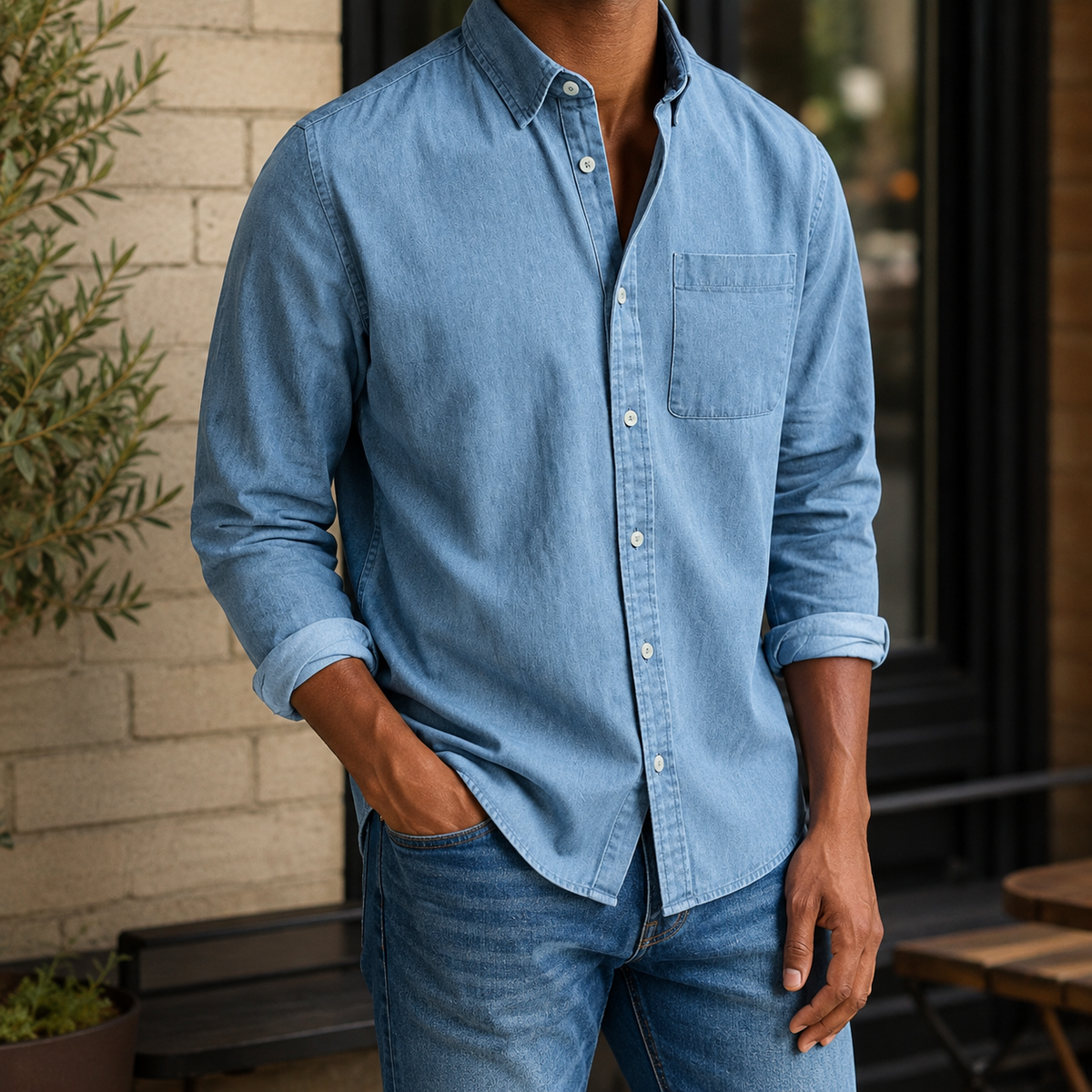 Carter Chambray Shirt