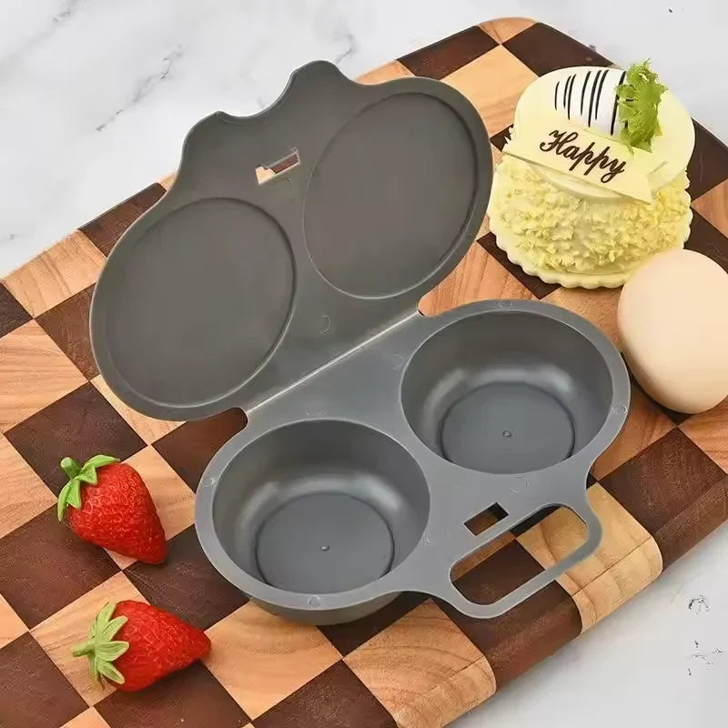 Double Cavity Microwave Egg Cooker