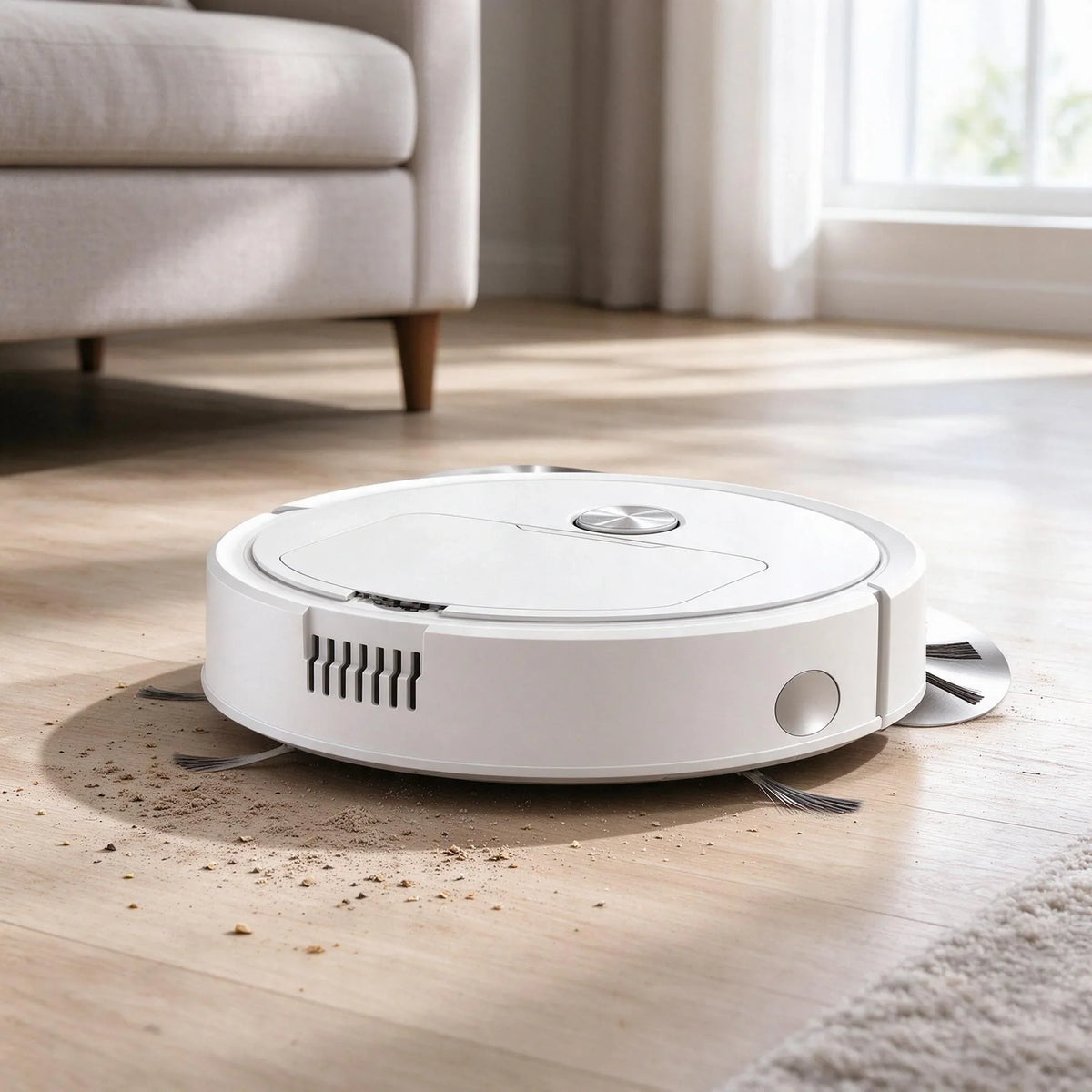 3-in-1 Robot Vacuum with Mop, USB Charging and Cordless Operation