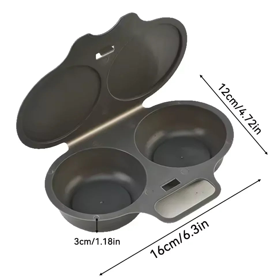 Double Cavity Microwave Egg Cooker