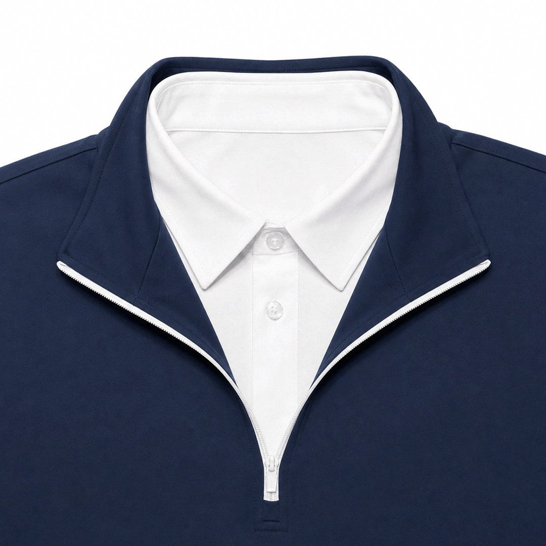 Men's Ultra Comfortable 2-in-1 Quarter-Zip