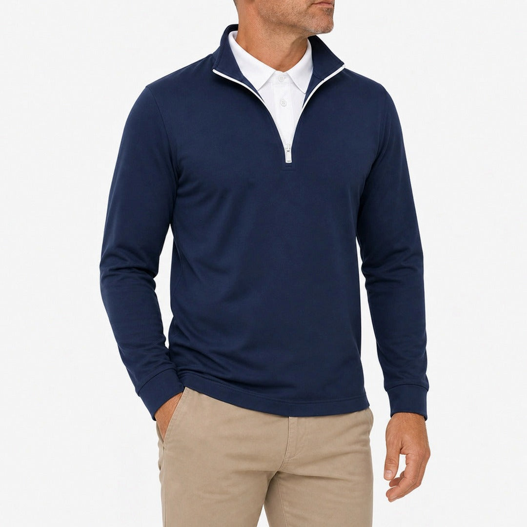 Men's Ultra Comfortable 2-in-1 Quarter-Zip