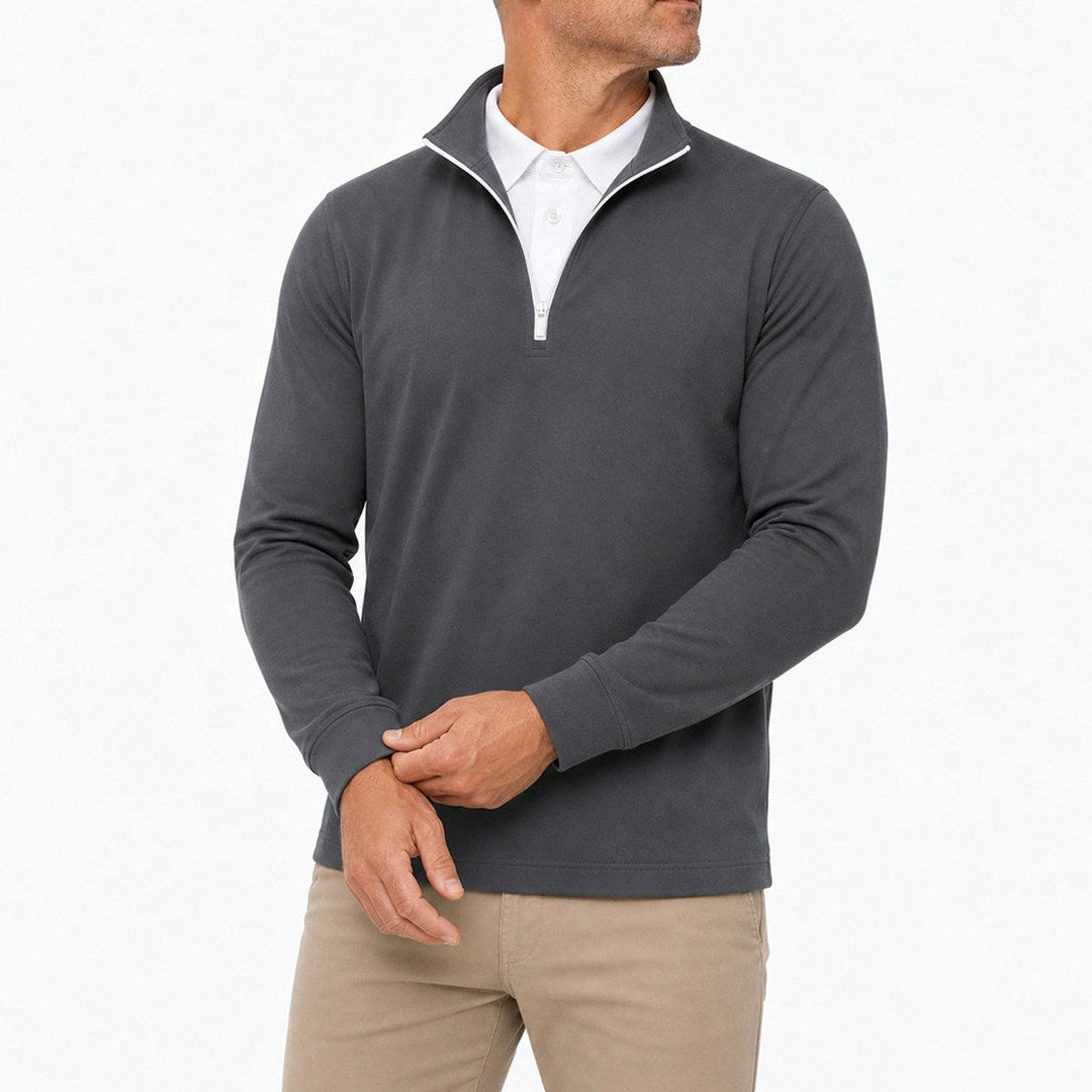 Men's Ultra Comfortable 2-in-1 Quarter-Zip
