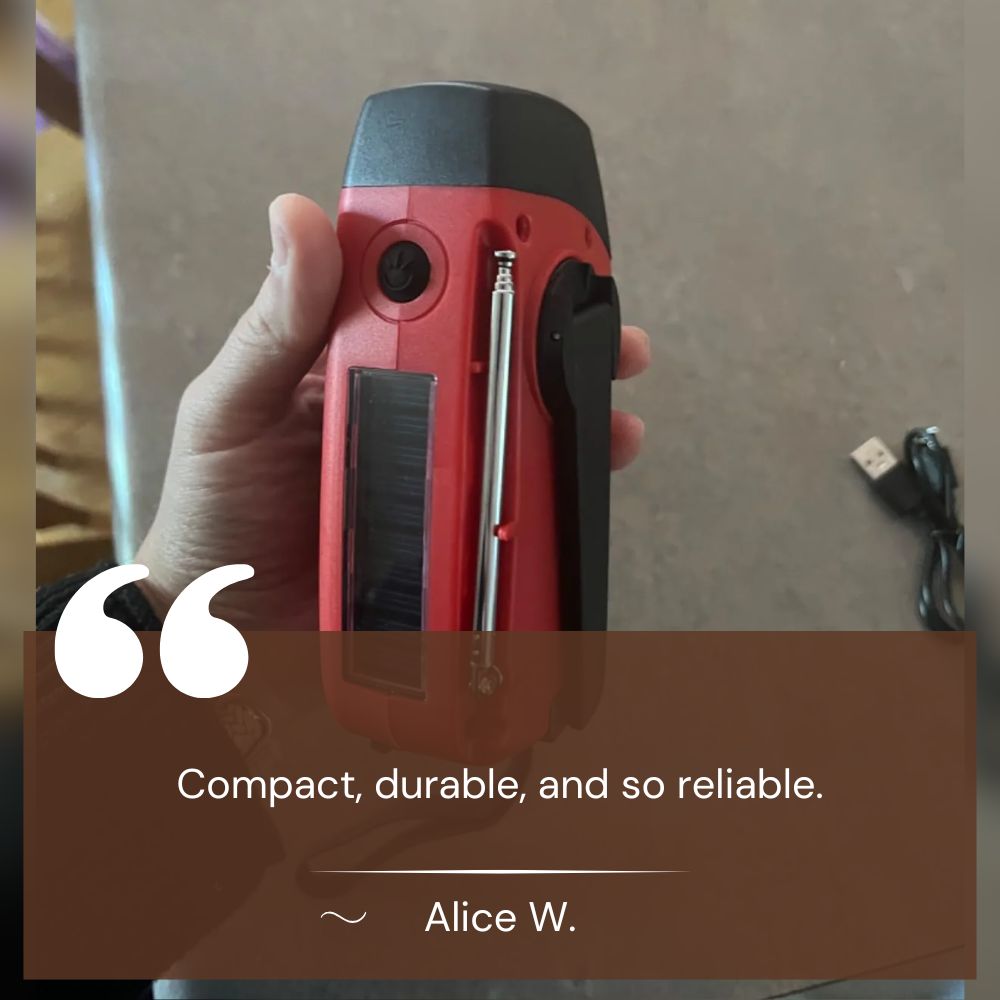 Multifunctional Wind Up Radio