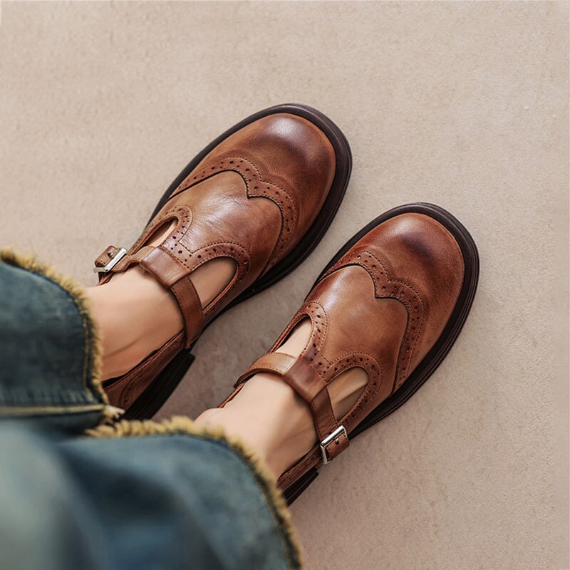 T-Strap Mary Jane Flats
