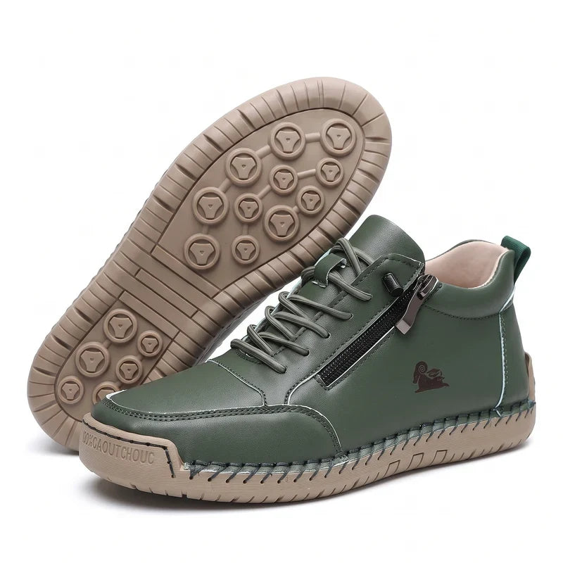 Comfort Sneakers with Side Zip for Wide Feet