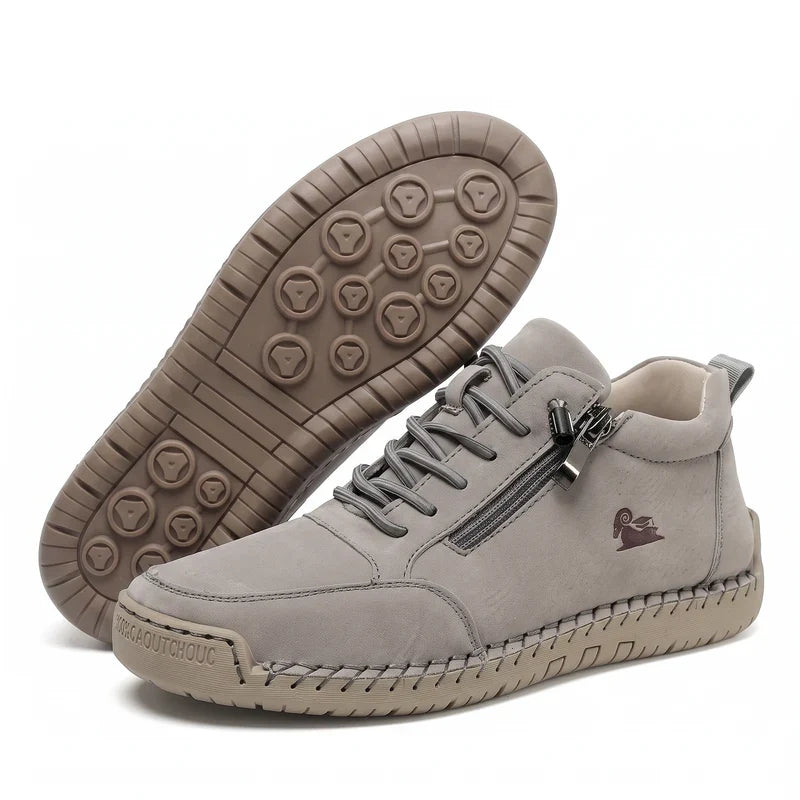 Comfort Sneakers with Side Zip for Wide Feet