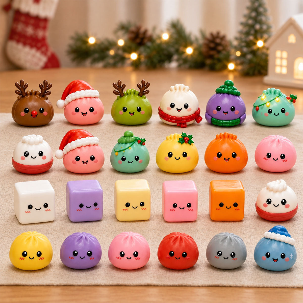 Christmas Dumpling Advent Calendar, 24-Day Countdown