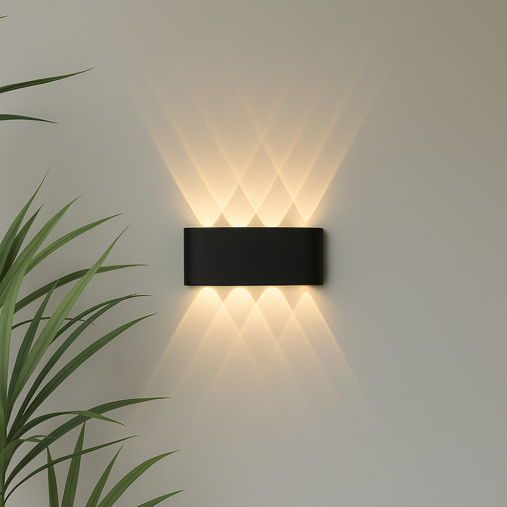 Modern Minimalist Indoor & Outdoor LED Wall Light Fixture
