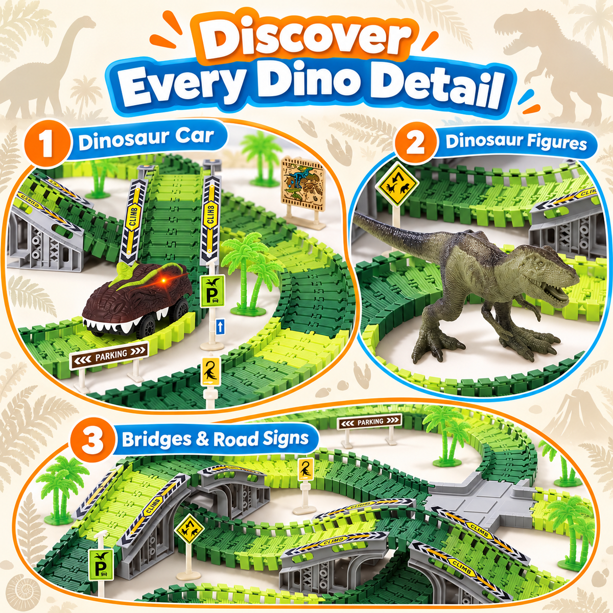 Dino World Race Track