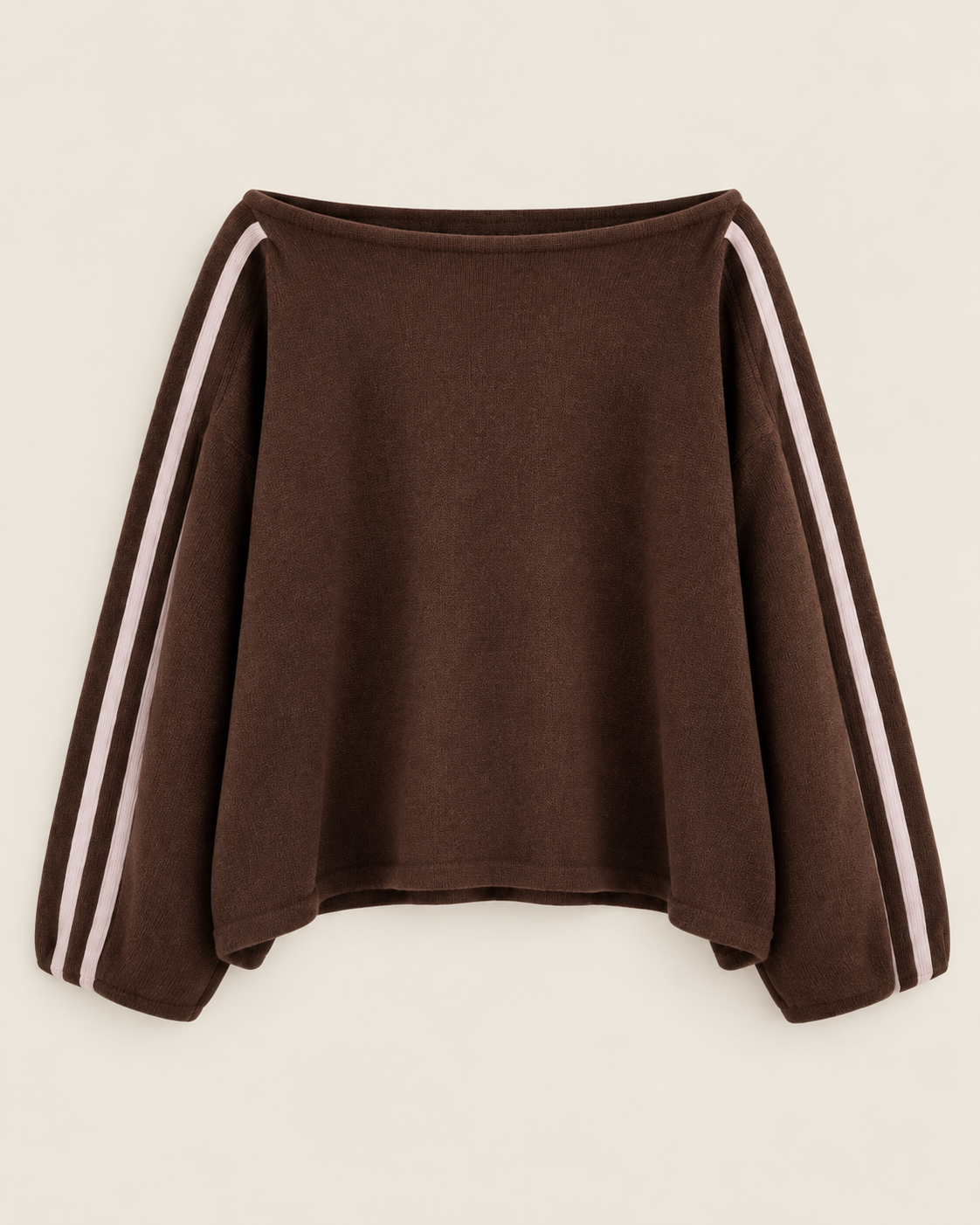 Off Shoulder Stripe Sweater