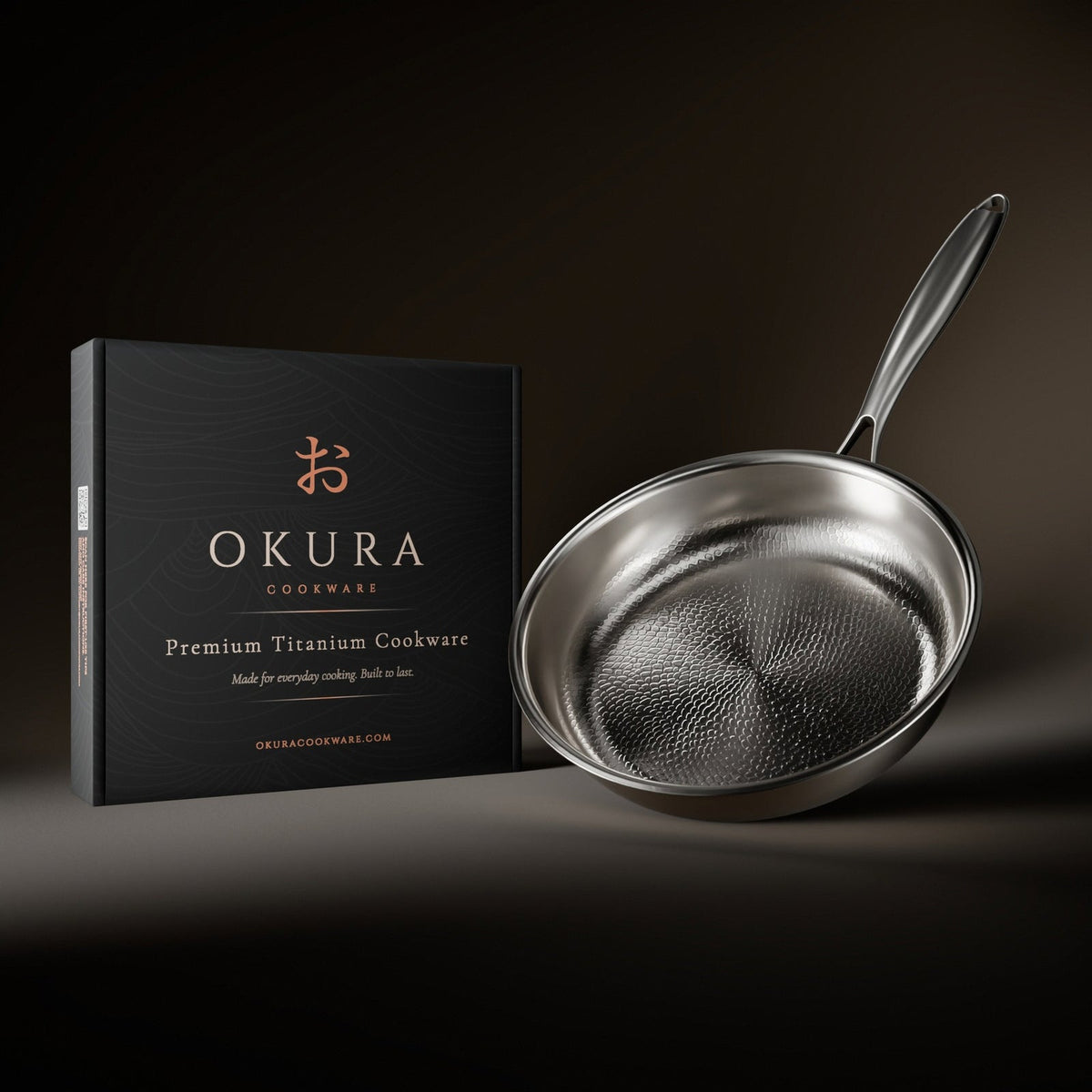Hammered Titanium Pan