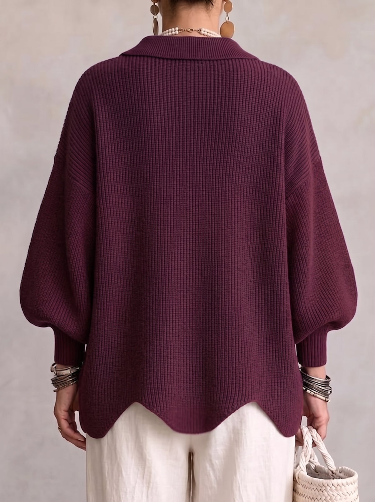 Heavyweight Oversized Cardigan