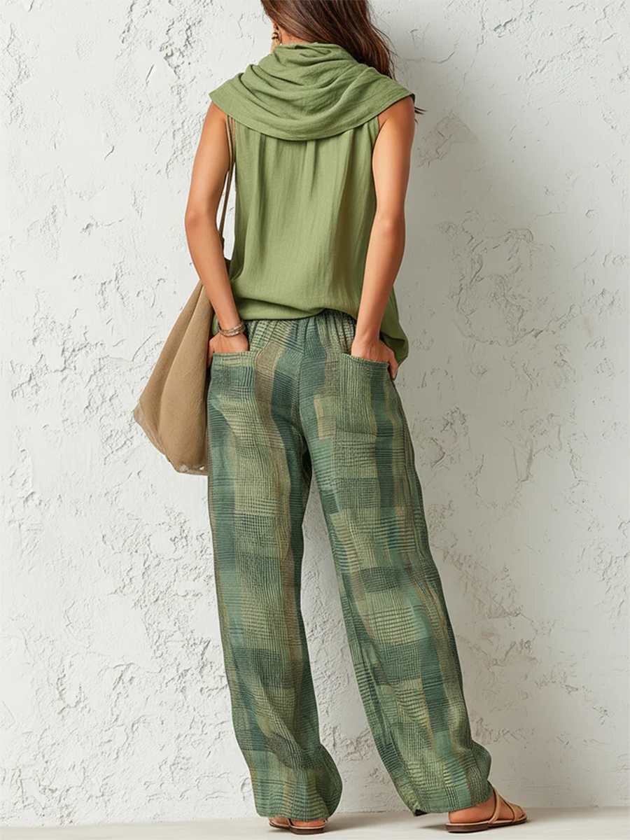 Easy Wide-Leg Two Piece Set