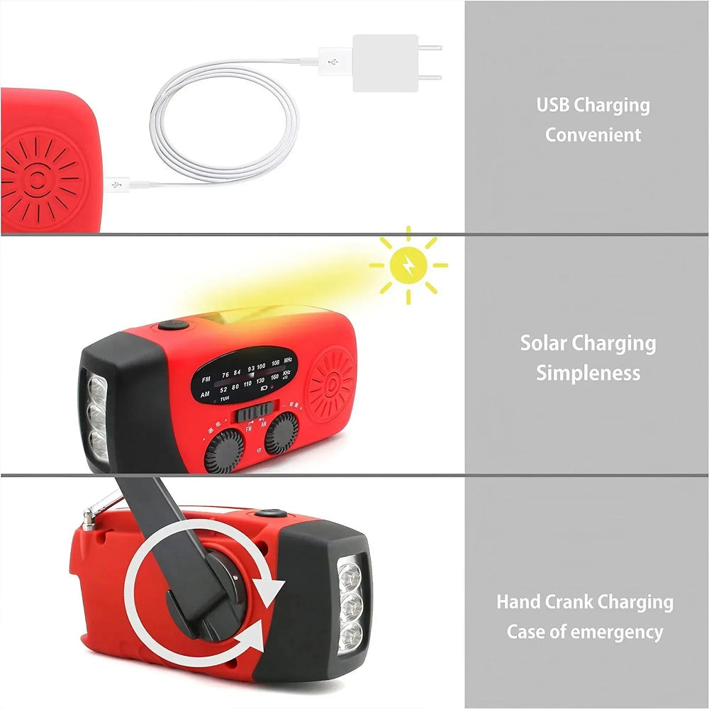 Solar Hand Crank Radio